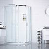 Roman - Lumin8 Two Door Offset Quadrant Shower Enclosure - Various Size Options profile small image view 1 