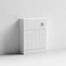 Venice Abstract WC Unit - White - 600mm profile small image view 3 