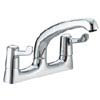 Bristan - Value Lever Deck Kitchen Sink Mixer with 6" Levers - VAL-DSM-C-6-CD profile small image view 1 