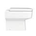 Valencia Bathroom Combination Suite Unit - 1100mm Basin w. Black Handles and Square Toilet profile small image view 4 