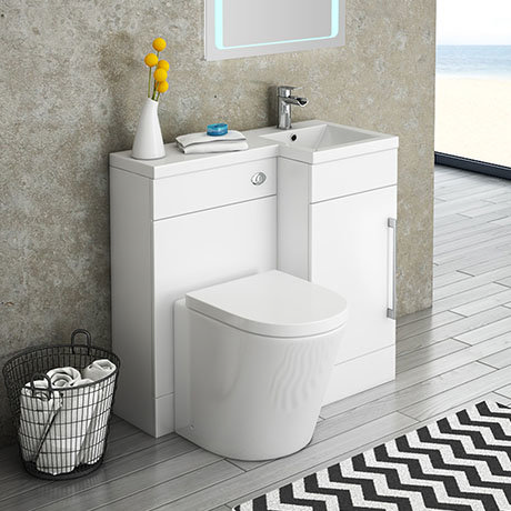 Valencia 900mm Combination Bathroom Suite Unit + Solace Toilet