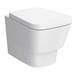 Valencia Wall Hung Toilet with Soft Close Seat (inc. Chrome Flush + Concealed Cistern Frame) profile small image view 2 