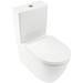 Villeroy and Boch Architectura Rimless Close Coupled Toilet (Bottom Entry Water Inlet) + Seat profile small image view 6 