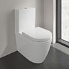 Villeroy and Boch Architectura Rimless Close Coupled Toilet (Side/Rear Entry Water Inlet) + Seat profile small image view 1 