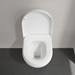 Villeroy and Boch Architectura Compact Rimless Wall Hung Toilet + Soft Close Seat profile small image view 2 