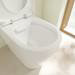 Villeroy and Boch Avento Rimless Close Coupled Toilet (Side/Rear Entry Water Inlet) + Seat profile small image view 2 