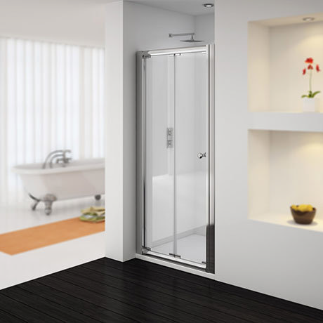 Newark 1850mm Bi Folding Shower Door Various Sizes At Victorian