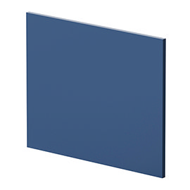 Venice Abstract / Urban Satin Blue L-Shaped End Bath Panel - 700mm