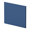 Venice Abstract / Urban Satin Blue L-Shaped End Bath Panel - 700mm profile small image view 1 