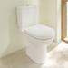 Villeroy and Boch O.novo Close Coupled Toilet (Side/Rear Entry Water Inlet) + Soft Close Seat profile small image view 4 