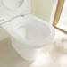 Villeroy and Boch O.novo Compact Rimless Close Coupled Toilet (Side/Rear Entry Water Inlet) + Soft Close Seat profile small image view 2 