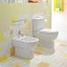 Villeroy and Boch Subway Open Back Close Coupled Toilet + Soft Close Seat profile small image view 4 
