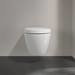Villeroy and Boch Subway 2.0 DirectFlush Compact Rimless Wall Hung Toilet + Soft Close Seat profile small image view 2 