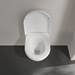 Villeroy and Boch Subway 2.0 DirectFlush Compact Rimless Wall Hung Toilet + Soft Close Seat profile small image view 4 