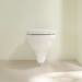 Villeroy and Boch ViCare Rimless Wall Hung Toilet + Soft Close Seat profile small image view 5 