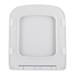 Venice Modern Toilet with Soft Close Slimline Seat profile small image view 3 