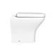 Venice Gloss White Vanity Unit Cloakroom Suite w. Chrome Handle profile small image view 7 