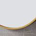 Arezzo Brushed Brass 500 x 800mm Capsule Mirror profile small image view 3 