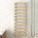 Venice Brushed Brass Designer Heated Towel Rail (500 x 1500mm) profile small image view 2 