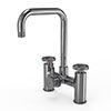 Bower 3-in-1 Instant Boiling Water Tap - Industrial Bridge Chrome with Boiler & Filter profile small image view 1 