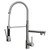 Venice Modern Kitchen Mixer Tap with Swivel Spout & Directional Spray - Chrome profile small image view 1 