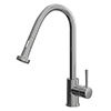 Venice Modern Kitchen Mixer Tap with Pull Out Spray & Swivel Spout - Chrome profile small image view 1 