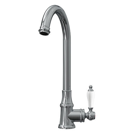 Venice Traditional Kitchen Mixer Tap with Swivel Spout - Chrome