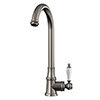 Venice Traditional Kitchen Mixer Tap with Swivel Spout - Brushed Nickel profile small image view 1 