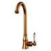Venice Traditional Kitchen Mixer Tap with Swivel Spout - Brushed Copper profile small image view 2 