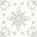 Verini Gloss Grey Encaustic Effect Wall and Floor Tiles - 200 x 200mm  Profile Small Image