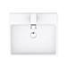 Cubetto 340 x 295mm Wall Hung Small Cloakroom Basin 1TH profile small image view 6 