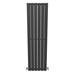 Urban Vertical Radiator - Anthracite - Double Panel (1600mm High) profile small image view 4 