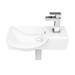 Valencia Wall Hung Basin (400mm Wide - Gloss White) profile small image view 3 