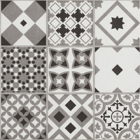 Vibe Grey Mosaic Patterned Wall & Floor Tiles | Wall Tiles