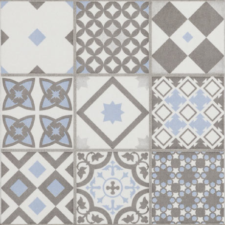 Vibe Blue Mosaic Patterned Wall Floor Tiles Wall Tiles