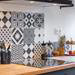 Vibe Charcoal Grey Patterned Wall and Floor Tiles - 223 x 223mm  additional Small Image