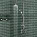 Trafalgar Traditional Rigid Riser with 190mm Shower Head, Handshower and Diverter profile small image view 5 