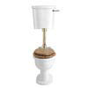 Heritage - New Victoria Low-level WC & Gold Flush Pack - Various Lever Options profile small image view 1 
