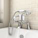 Lancaster Traditional Bath Shower Mixer Tap + Shower Kit profile small image view 2 