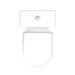 Vienna Short Projection Cloakroom Toilet with Seat profile small image view 5 