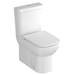 VitrA - S20 Model Close Coupled Toilet - Closed Backed - 2 x Seat Options profile small image view 3 