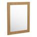Valencia Naturale Oak Effect Framed Mirror 550 x 700mm profile small image view 3 