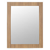 Valencia Naturale Oak Effect Framed Mirror 550 x 700mm profile small image view 1 