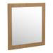 Valencia Naturale Oak Effect Framed Mirror 650 x 700mm profile small image view 3 