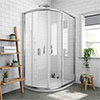 Newark Offset Quadrant Shower Enclosure Only Various Sizes At