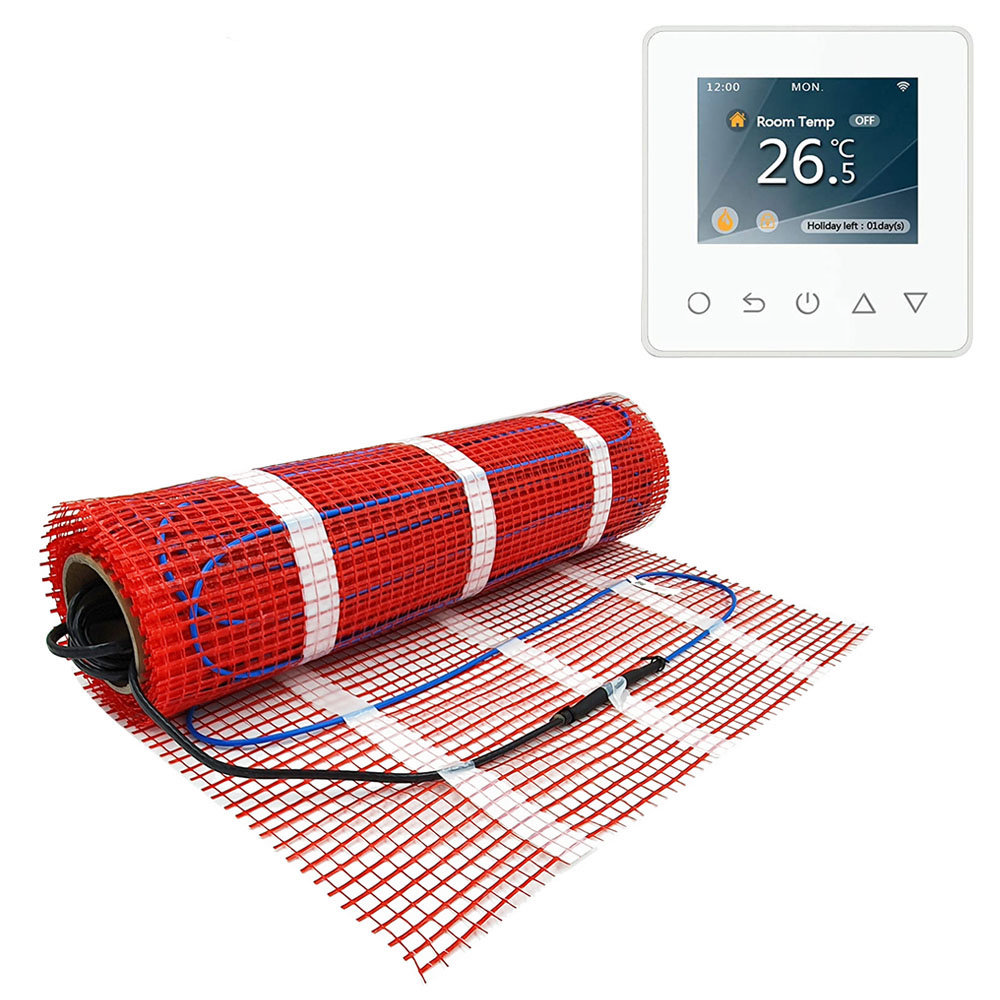 Caldo Underfloor Heating Mat w. Digital Programmable Timerstat Bundle ...