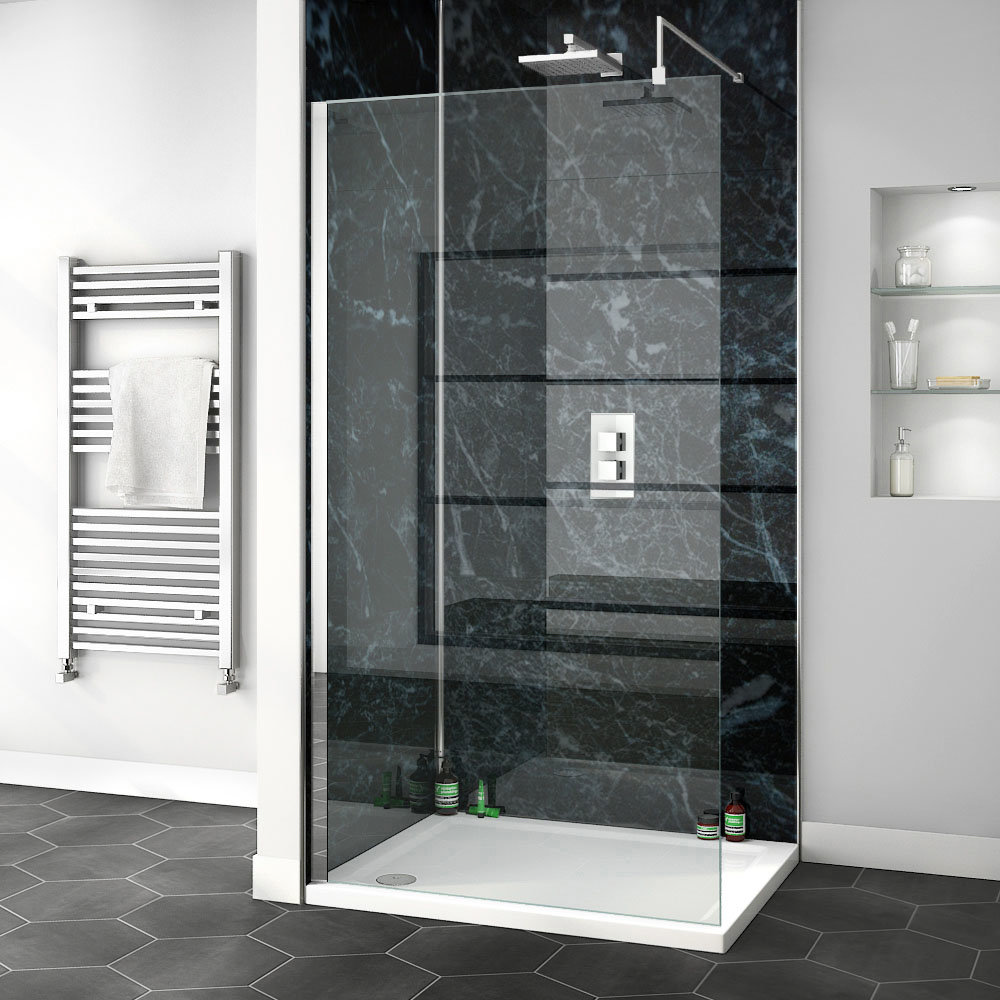 Orion Black  Marble 2400x1000x10mm PVC  Shower Wall  Panel 