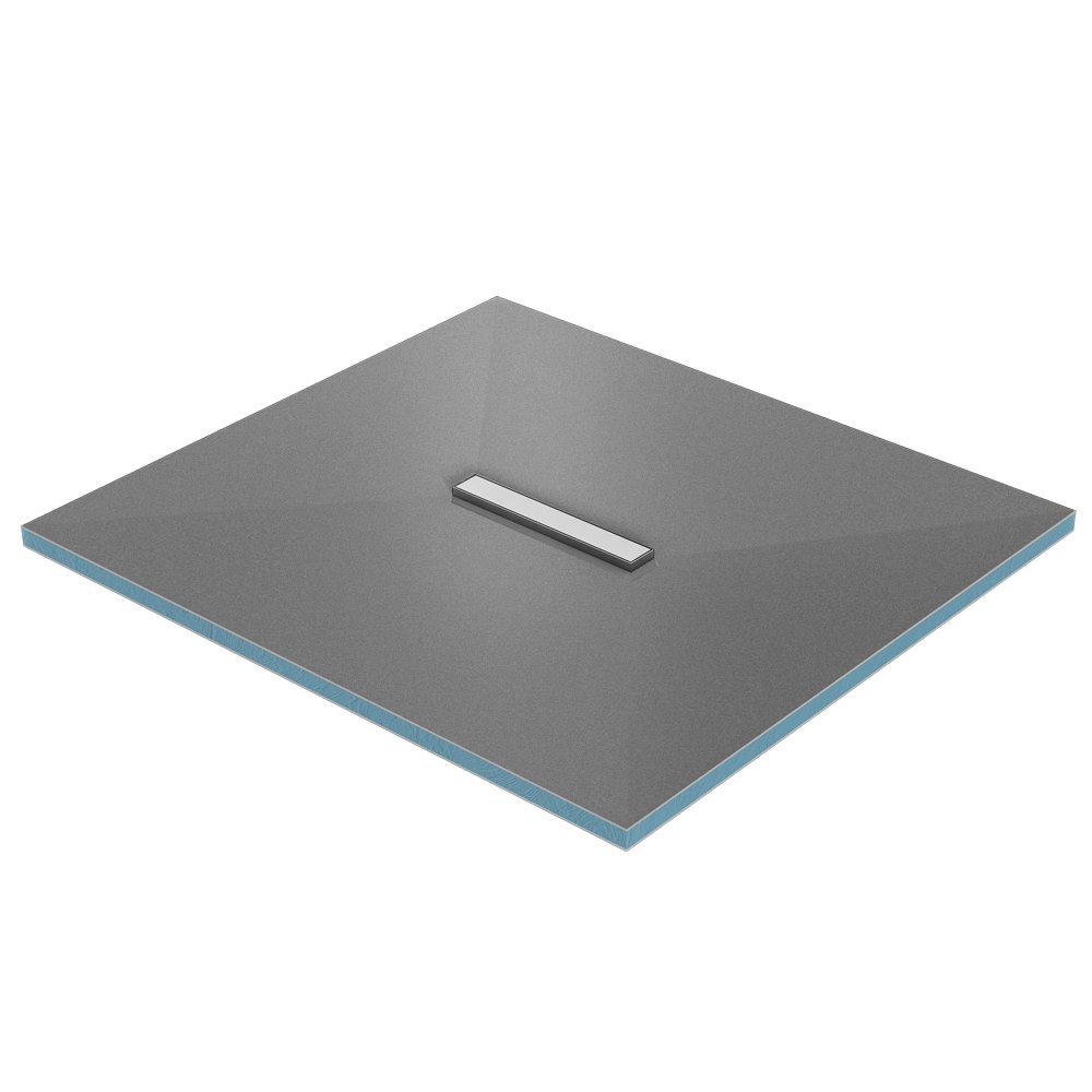 Orion 300 Linear Wetroom Square Shower Tray Former (Centre Waste)