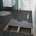 Orion 600 Linear Wetroom Rectangular Shower Tray Former (600mm Offset Waste - 1800 x 900 x 30mm) profile small image view 3 
