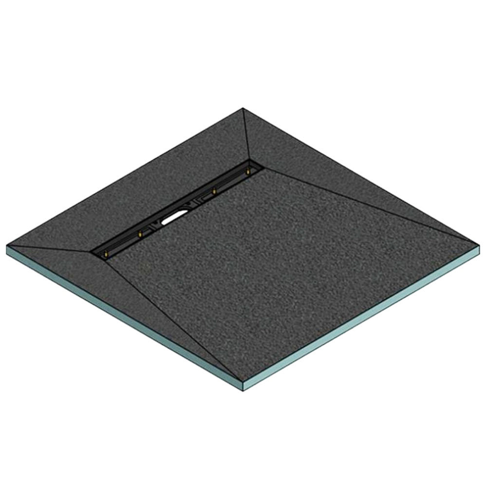 Orion 600 Linear Wetroom Square Shower Tray Former (End Waste